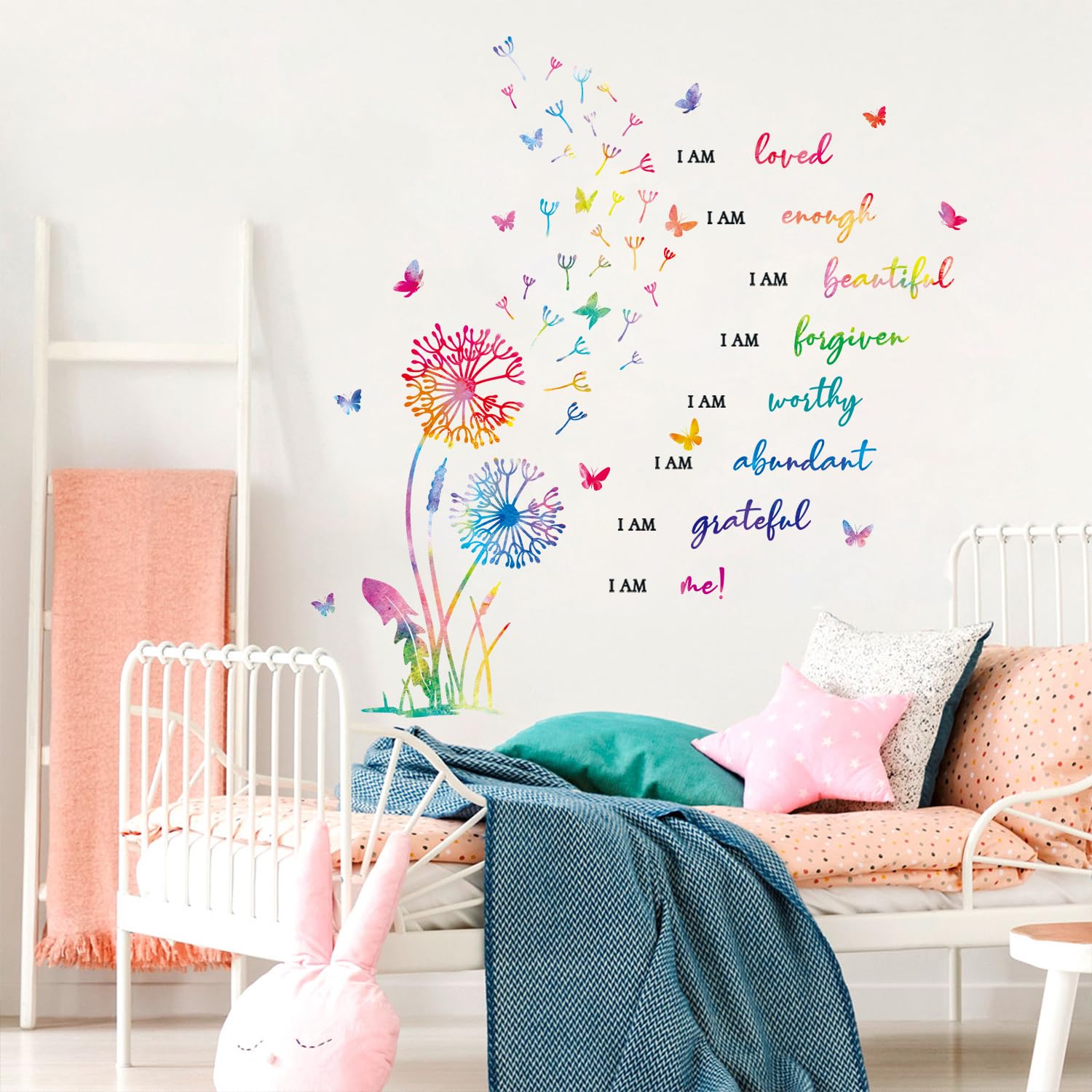 HLNIUC 75-piece set provides dynamic decor with easy removal.