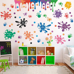 HLNIUC waterproof non-toxic wall stickers with HD printing for durability