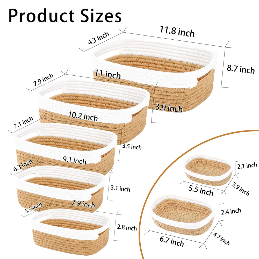 HLWDFLZ basket set pet toys for easy-access dog and cat storage.