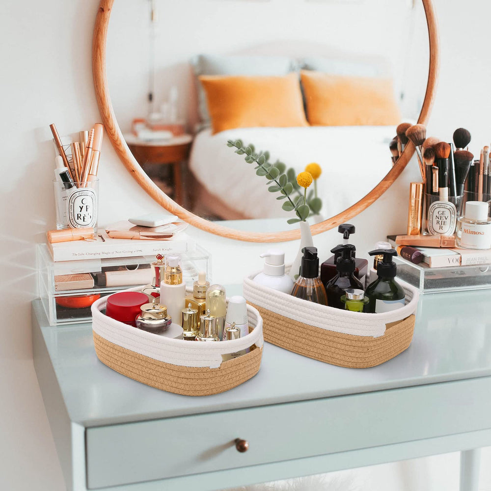 HLWDFLZ basket sizes show diverse dimensions for blankets and books.