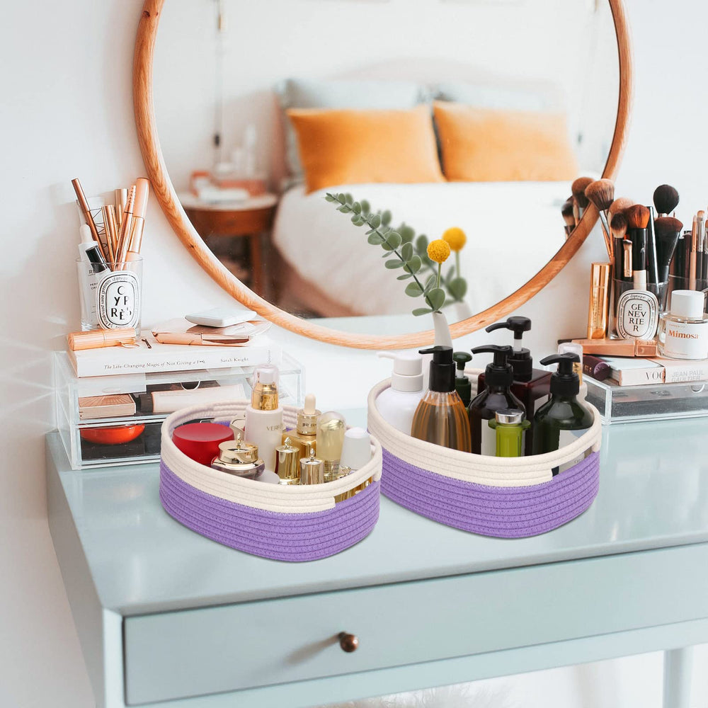 HLWDFLZ built-in handles make carrying baskets between rooms effortless.