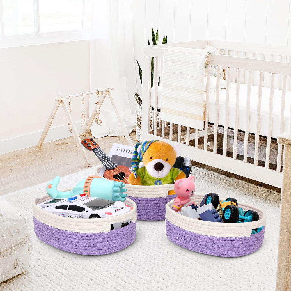 HLWDFLZ double-stitched rope basket protects against wear and rips over time.