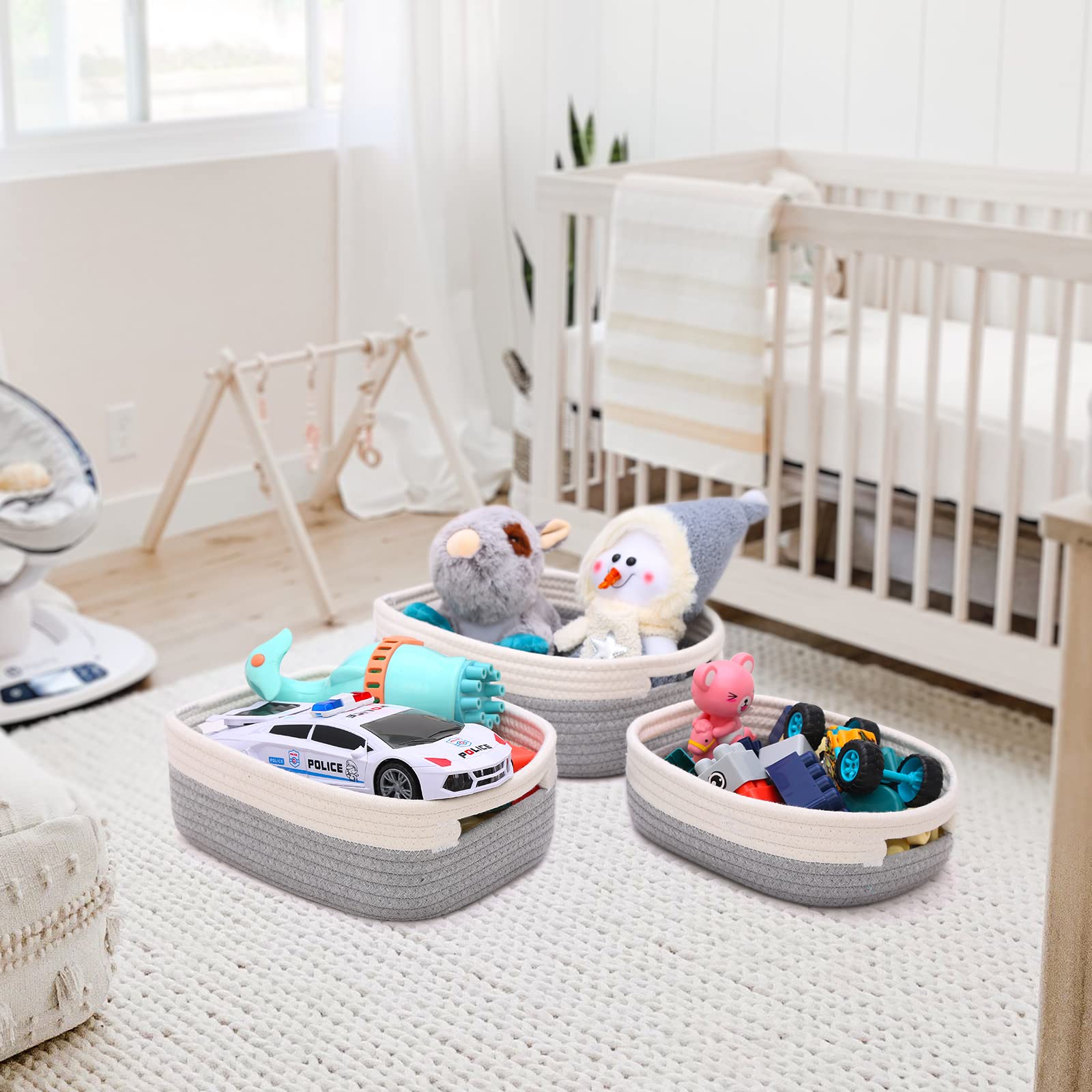 HLWDFLZ natural cotton rope material safe for families and kids.