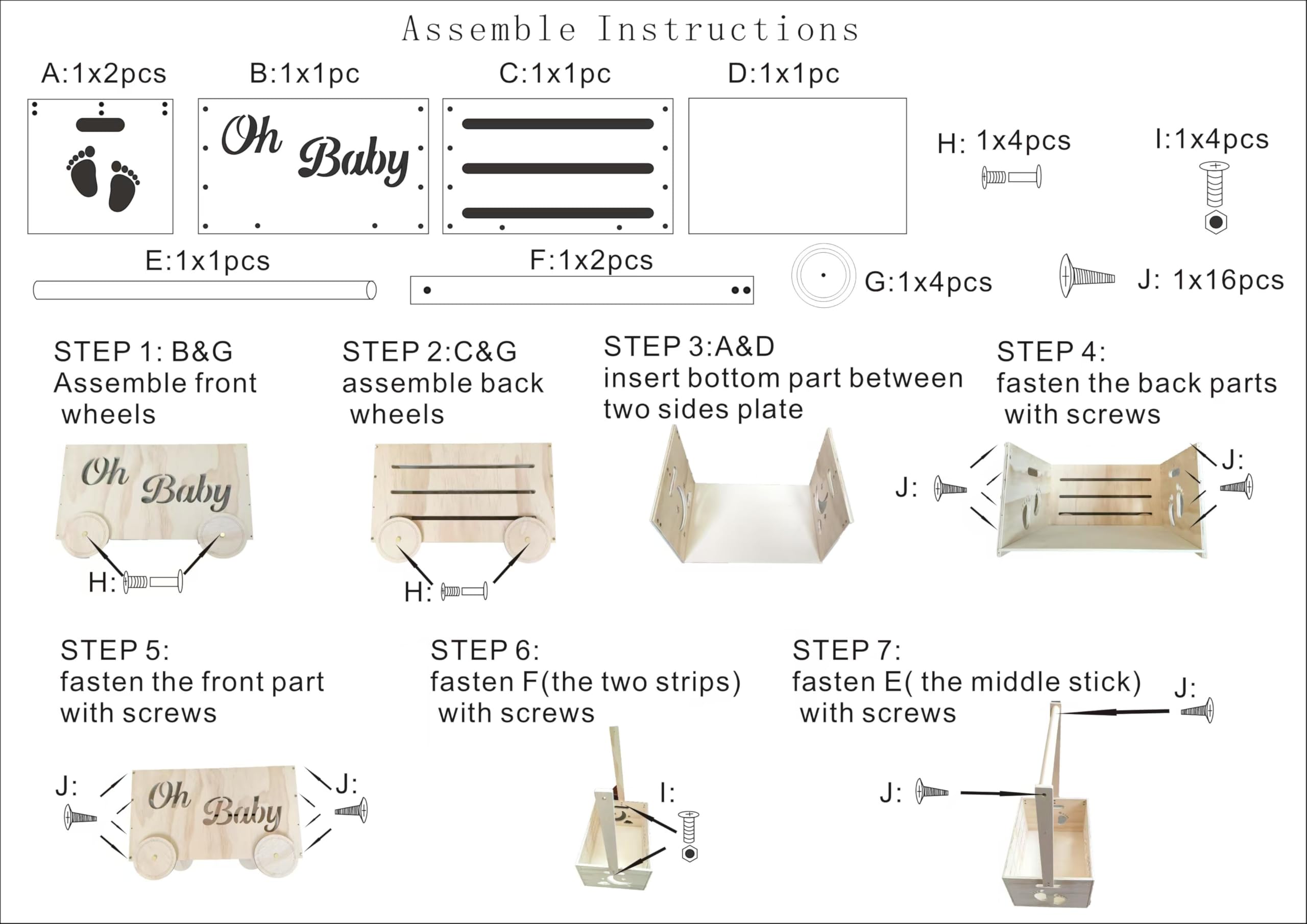 HMAZAE screwdriver note ensures safe assembly with manual guidance.