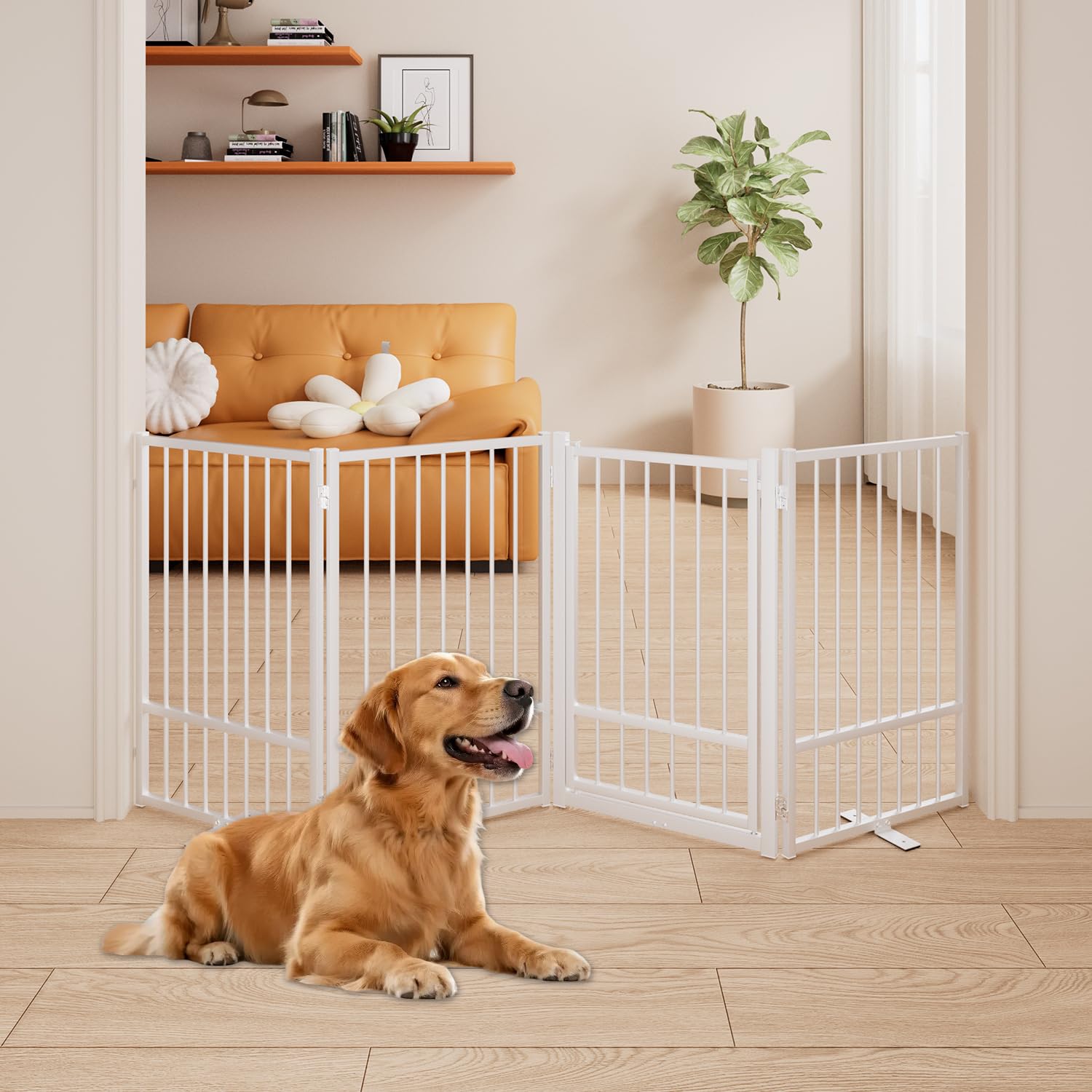 HMHTCT 8-panel folding gate with 360 hinges offers flexible room layout