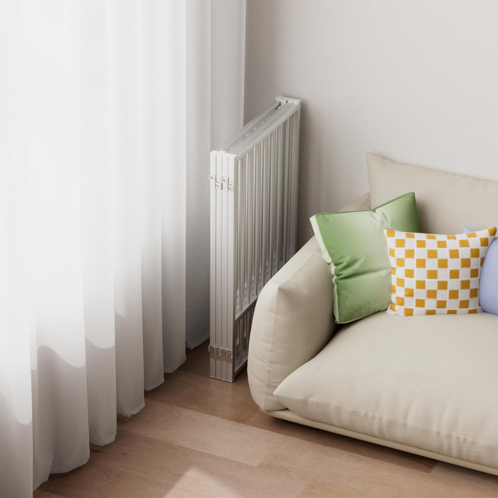HMHTCT indoor dog gate keeps pets contained in kitchens and hallways