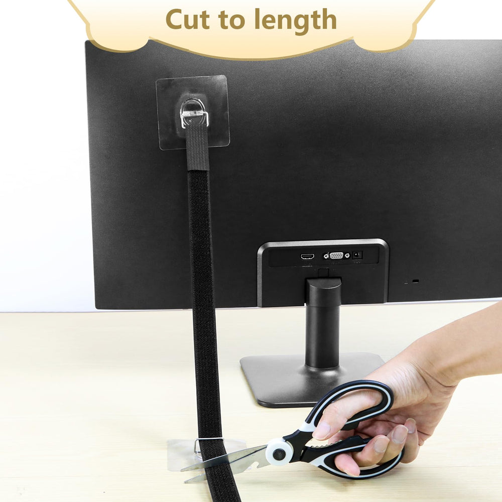 HMOKGRT tv-straps-adhesive-patches show strong self-adhesive anchors for stability