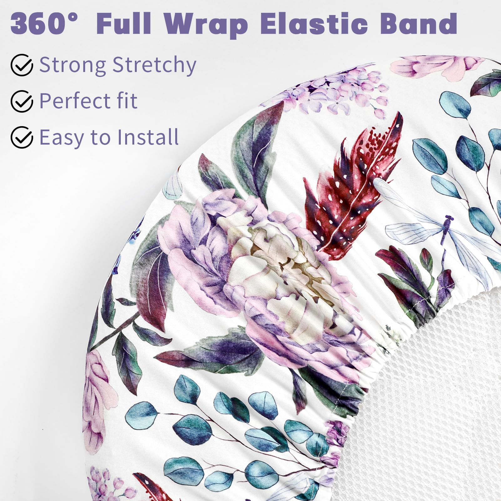 HNHUAMING bassinet sheet is machine washable for busy parents.