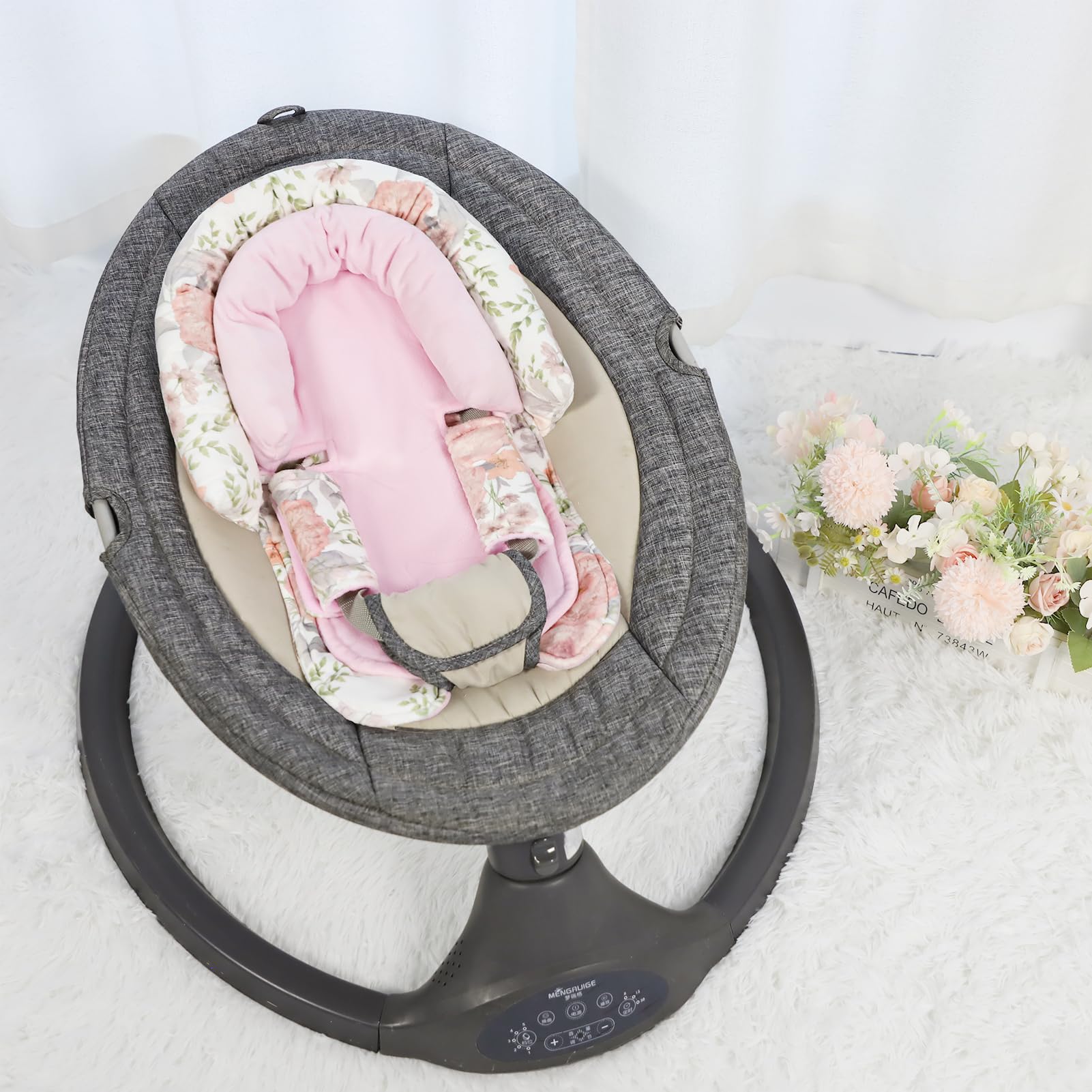 HNHUAMING dual head support design adapts as baby grows.