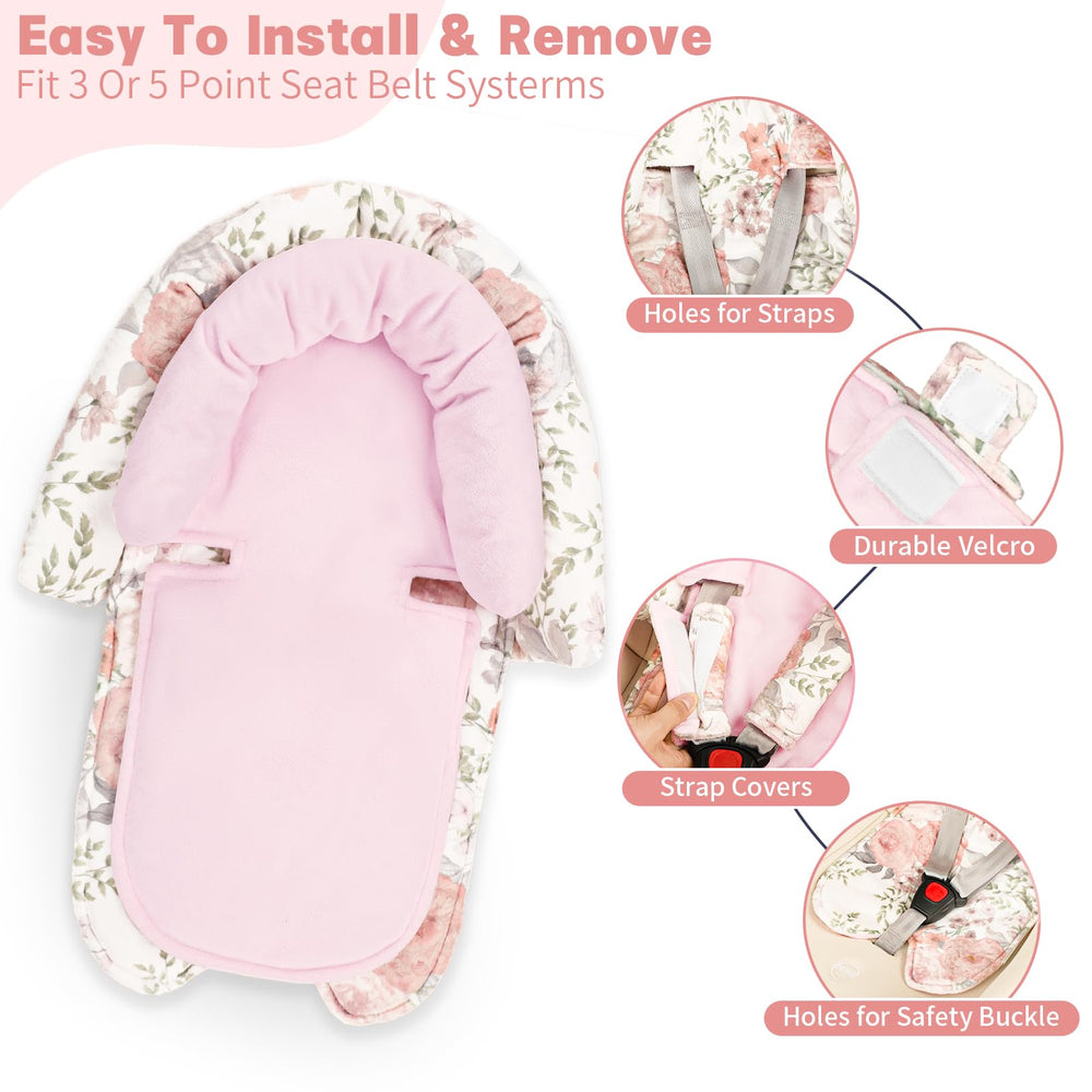 HNHUAMING 2-piece strap covers prevent shoulder chafing during travel.