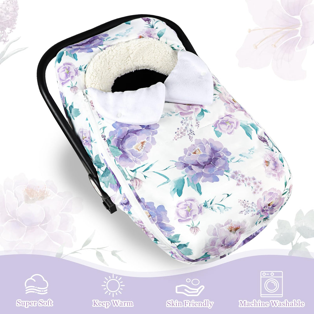 HNHUAMING elastic bottom straps secure canopy to car seat without slipping.