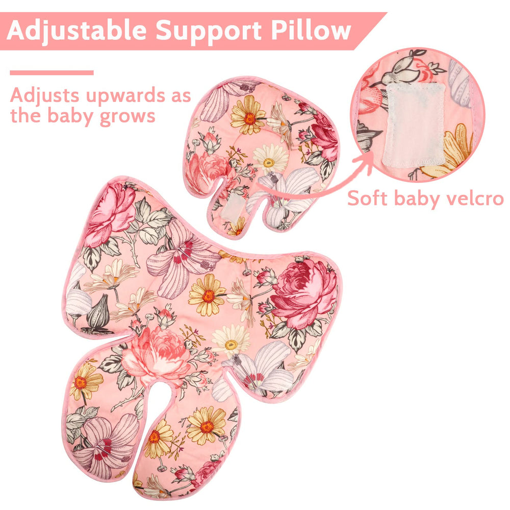 HNHUAMING adjustable head support grows with baby for continued comfort.
