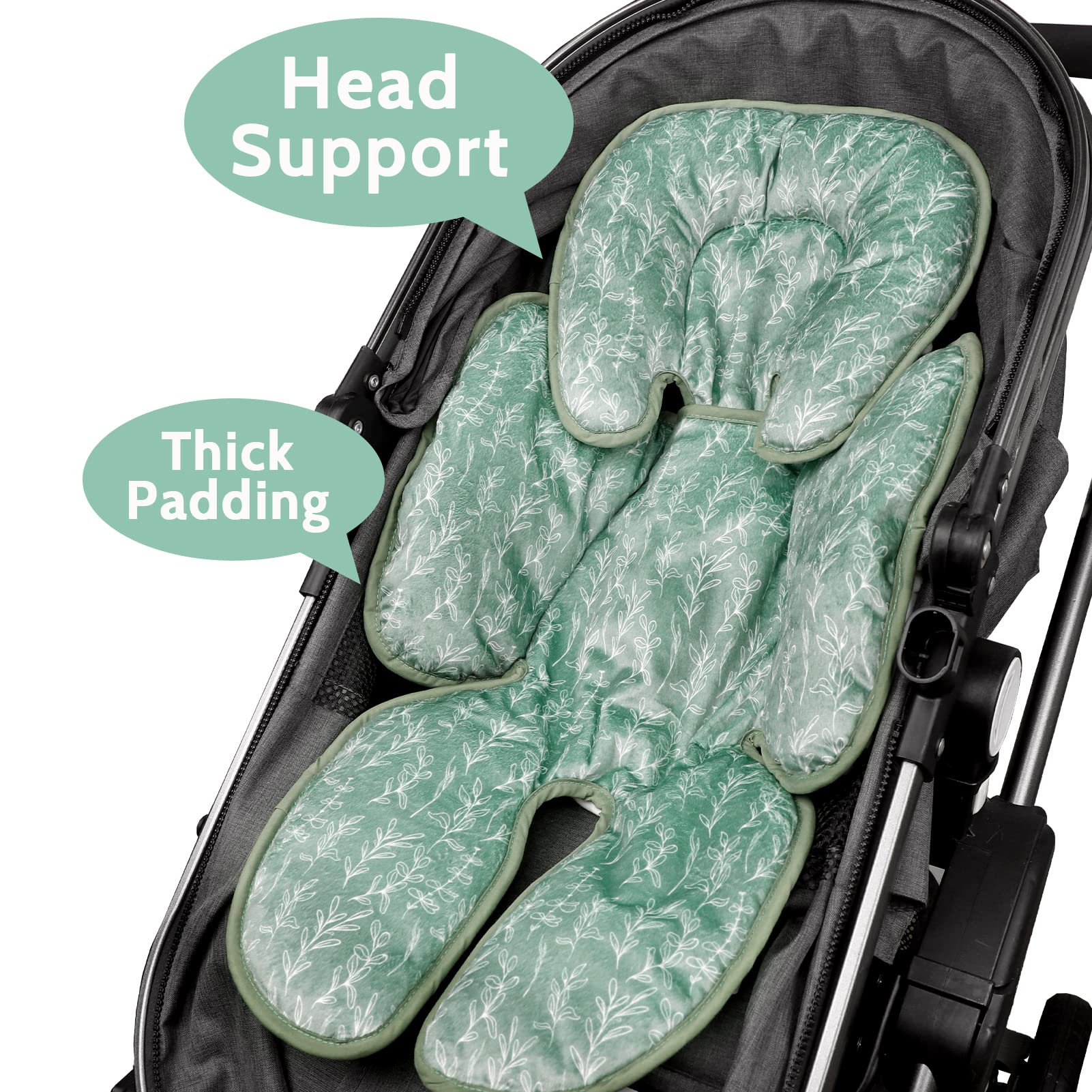 HNHUAMING adjustable head-support pillow detaches and expands as baby grows.
