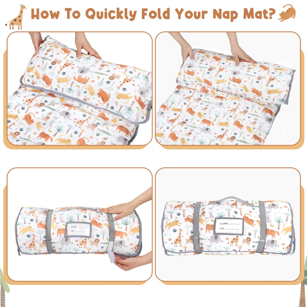 HNHUAMING All-season nap mat suitable for daycare, home, camping and travel.