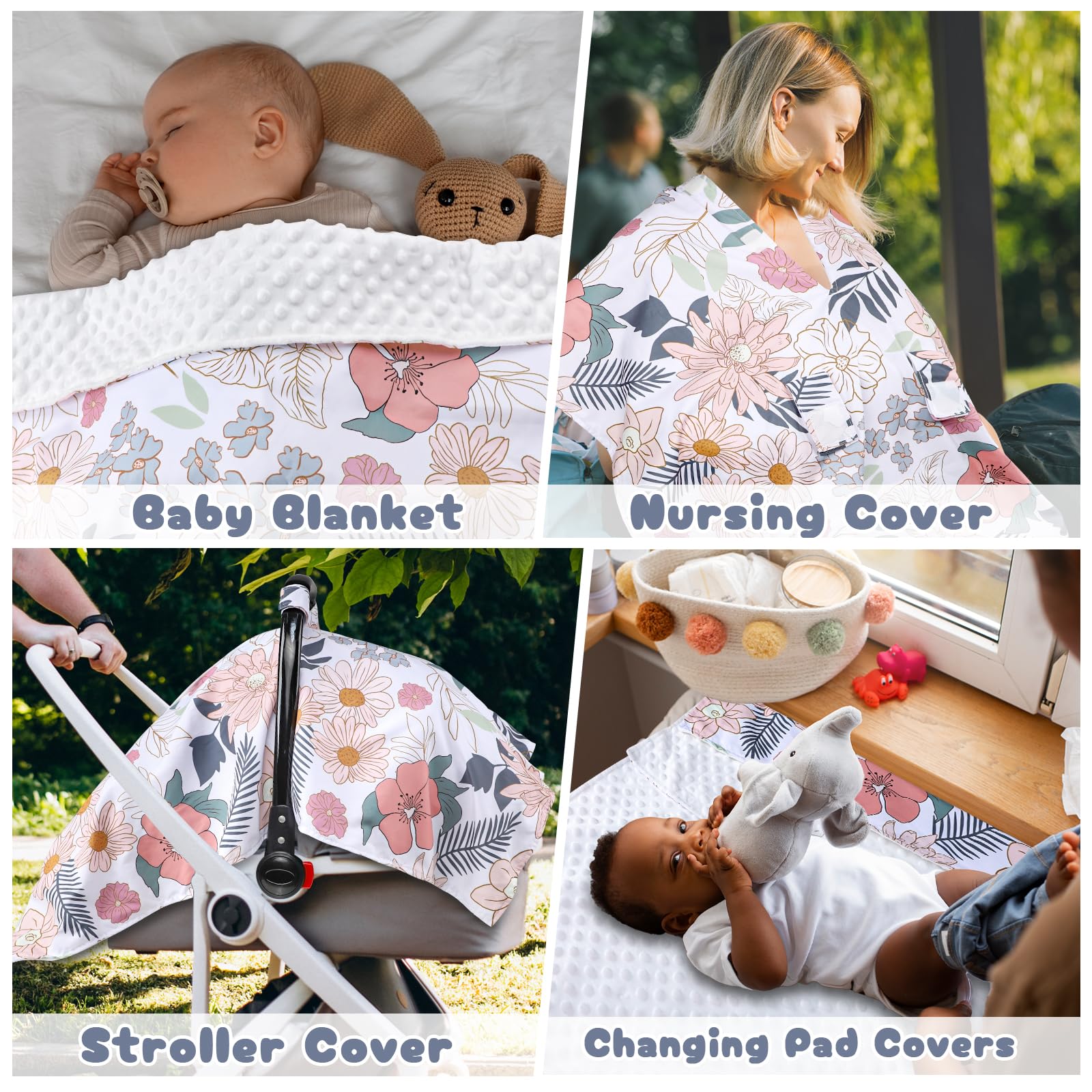 HNHUAMING baby feeding chair cover keeps surfaces clean and cozy