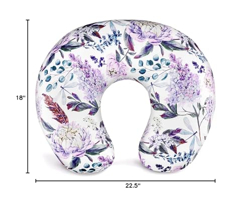 HNHUAMING Baby nursing pillow cover pattern detail adds whimsy.