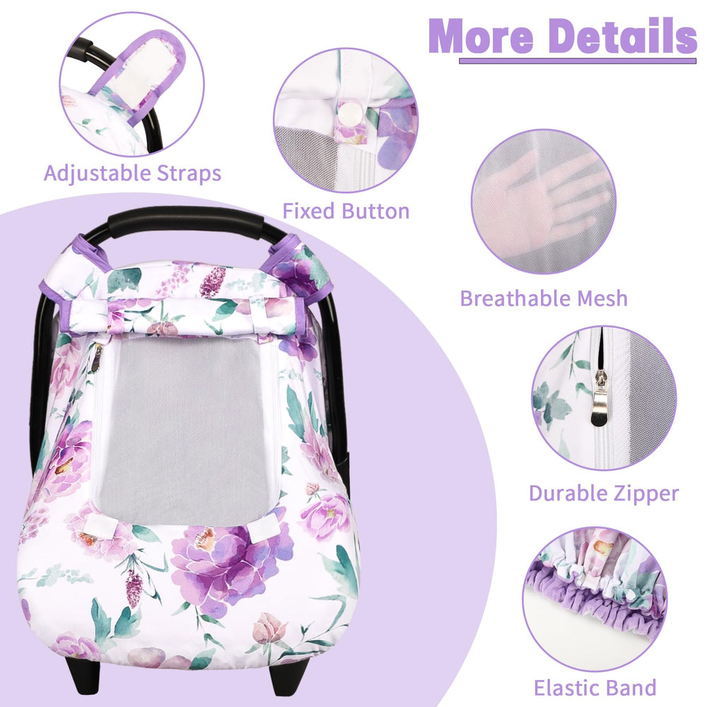 HNHUAMING car-seat-cover offers easy installation with adjustable straps.