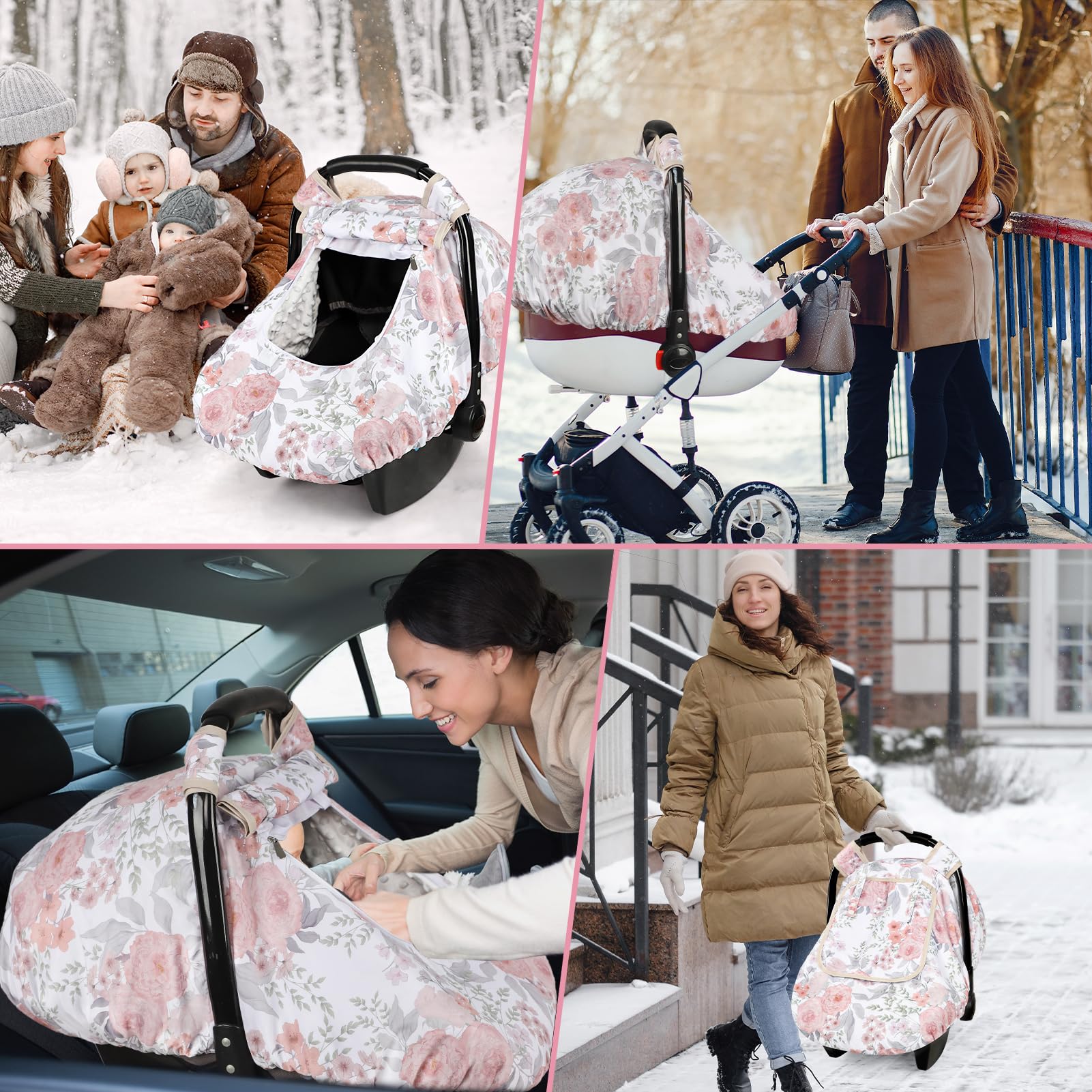 HNHUAMING car seat cover folded packaging—compact, travel-friendly