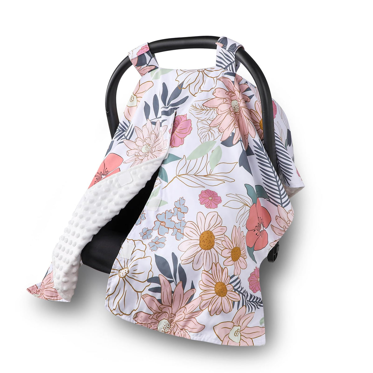 HNHUAMING car seat cover in soft breathable fabric for baby comfort