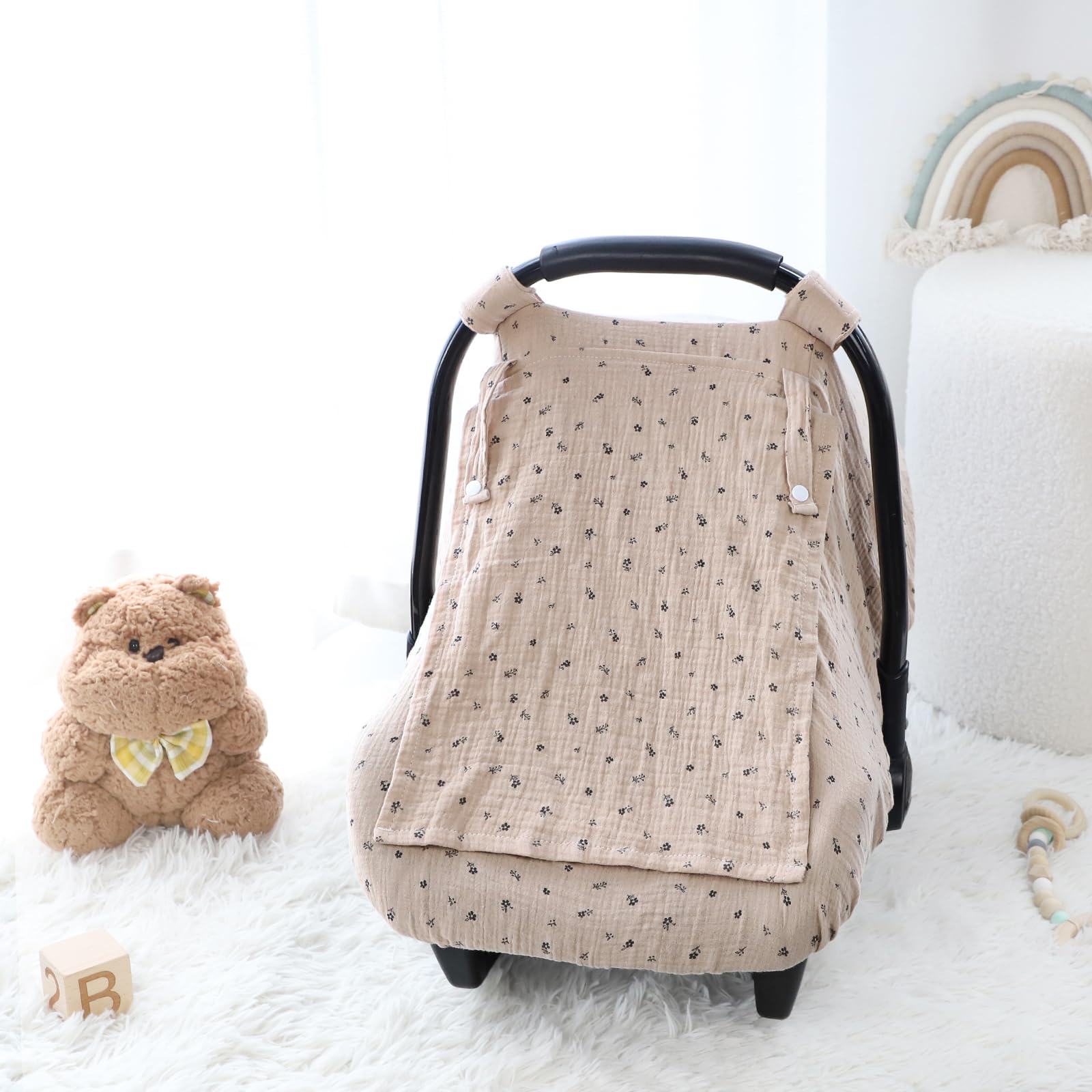 HNHUAMING stroller compatibility for versatile use during walks.