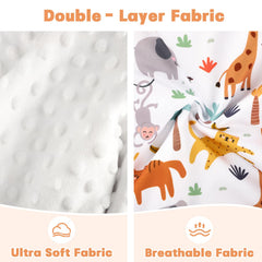HNHUAMING car seat cover windproof back panel Shields baby from cold gusts.