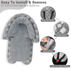 HNHUAMING dual head support design adjusts as baby grows for continued comfort