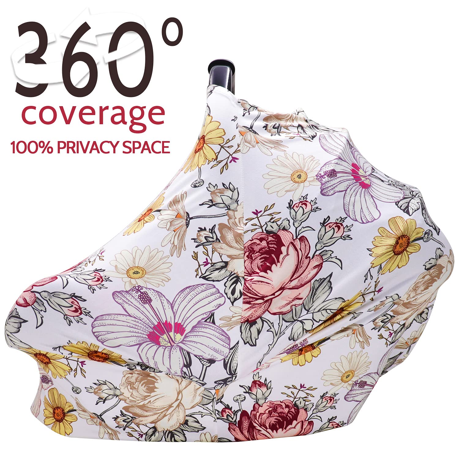 HNHUAMING feeding chair cover cozy, easy-to-clean high chair cover