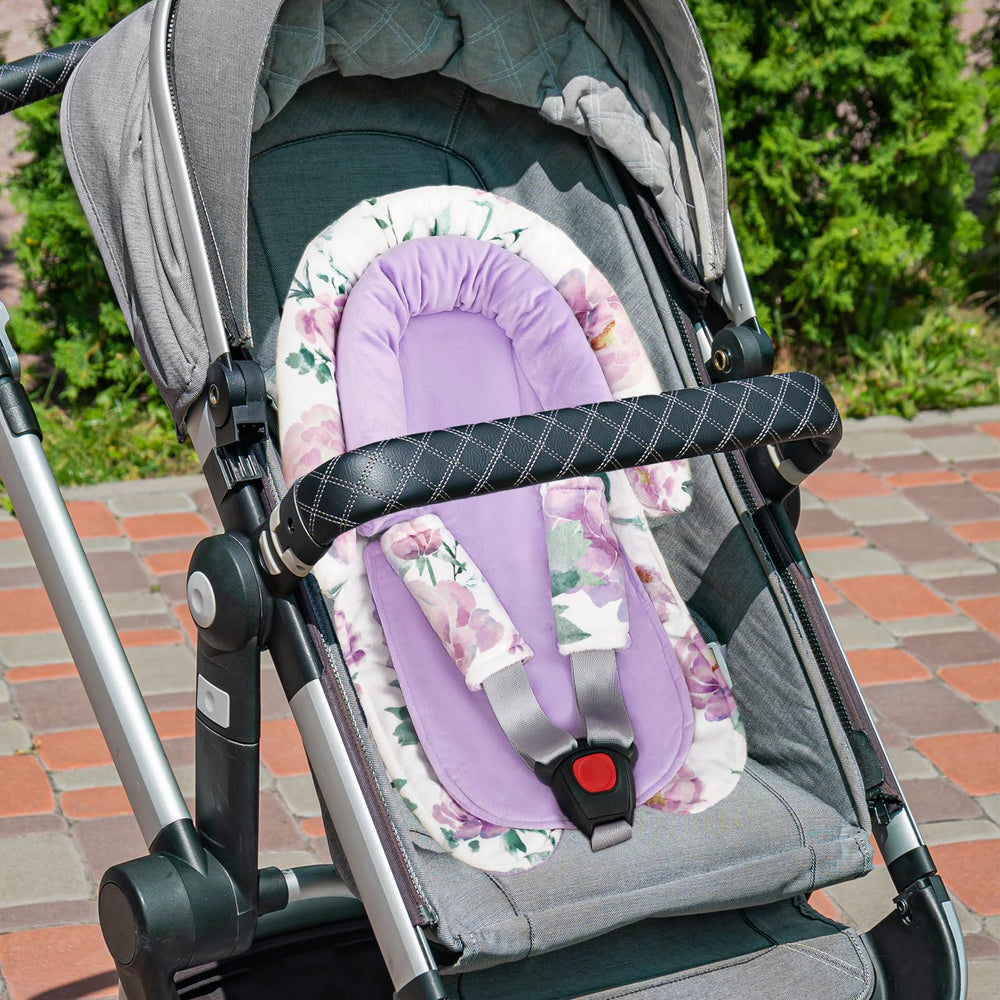 HNHUAMING gift-ready purple floral close-up highlights stylish newborn accessory.