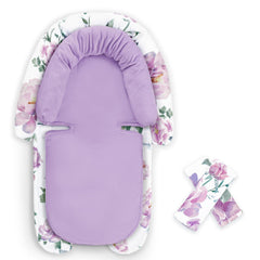 HNHUAMING infant car seat insert fabric close-up highlighting plush, breathable comfort.