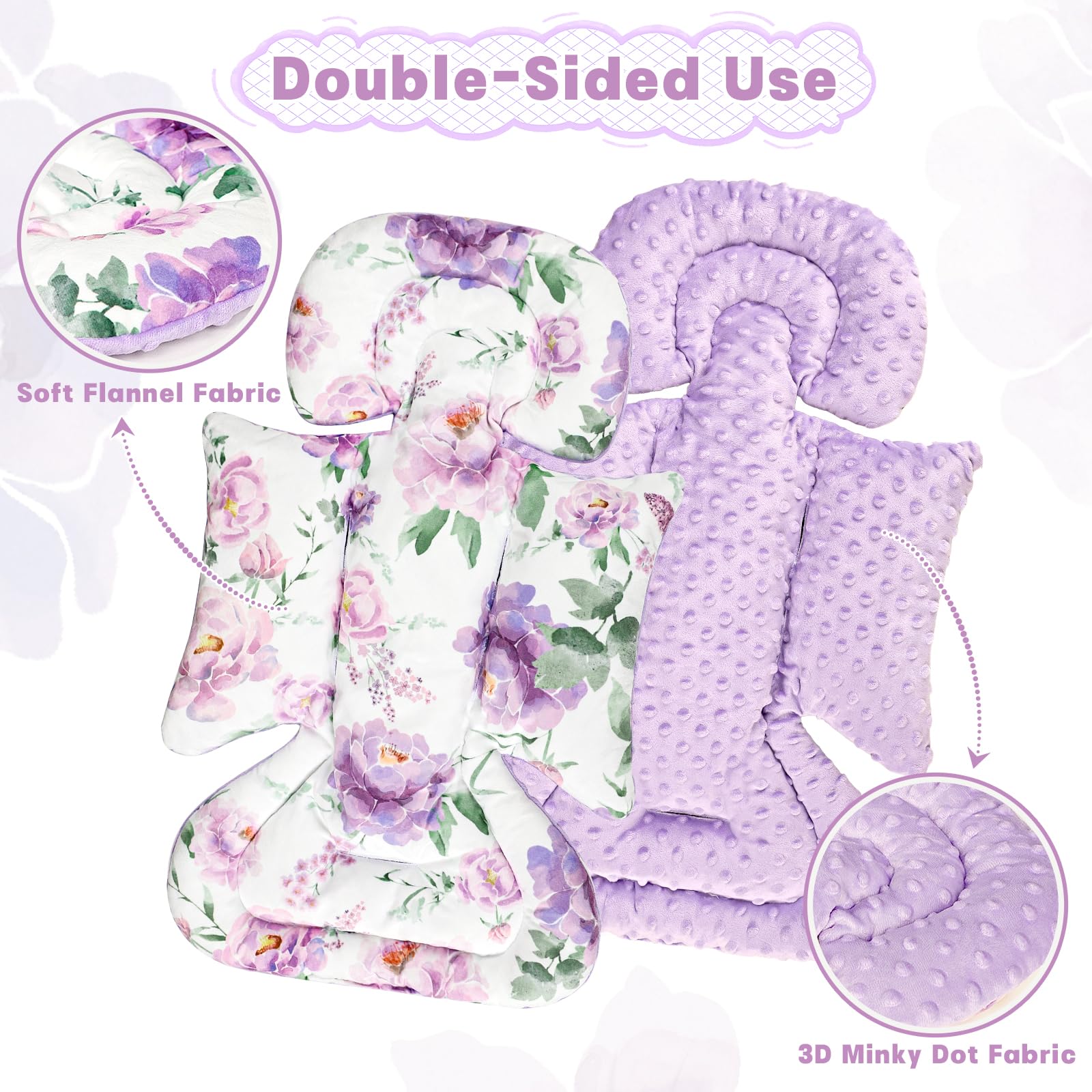 HNHUAMING head and body support keeps baby's head, neck, and torso aligned.