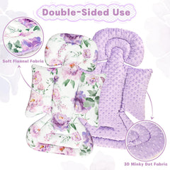 HNHUAMING head and body support keeps baby's head, neck, and torso aligned.
