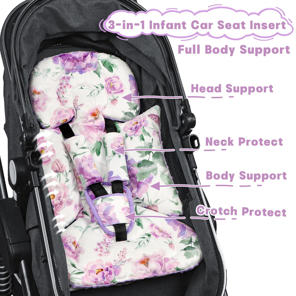 HNHUAMING insert fits most infant seats, strollers, swings, and bouncers.