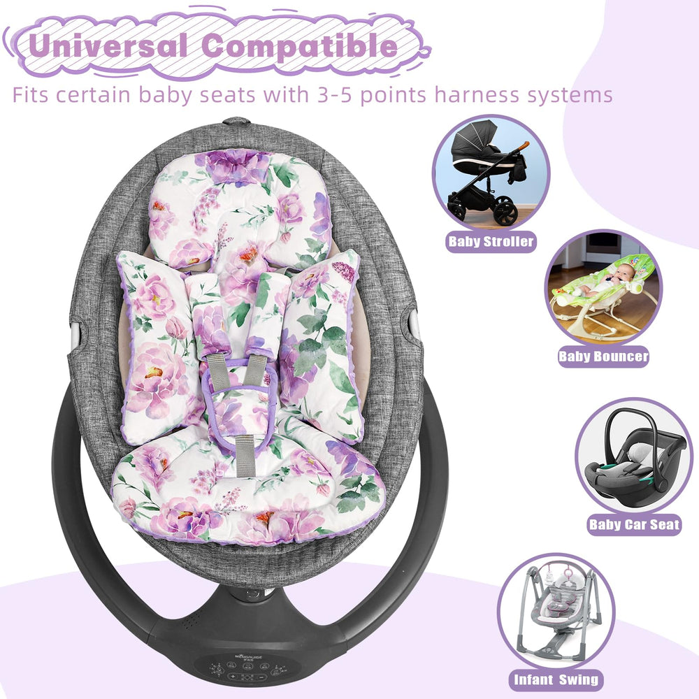 HNHUAMING preemie-friendly insert measures 25 x 11 inches.