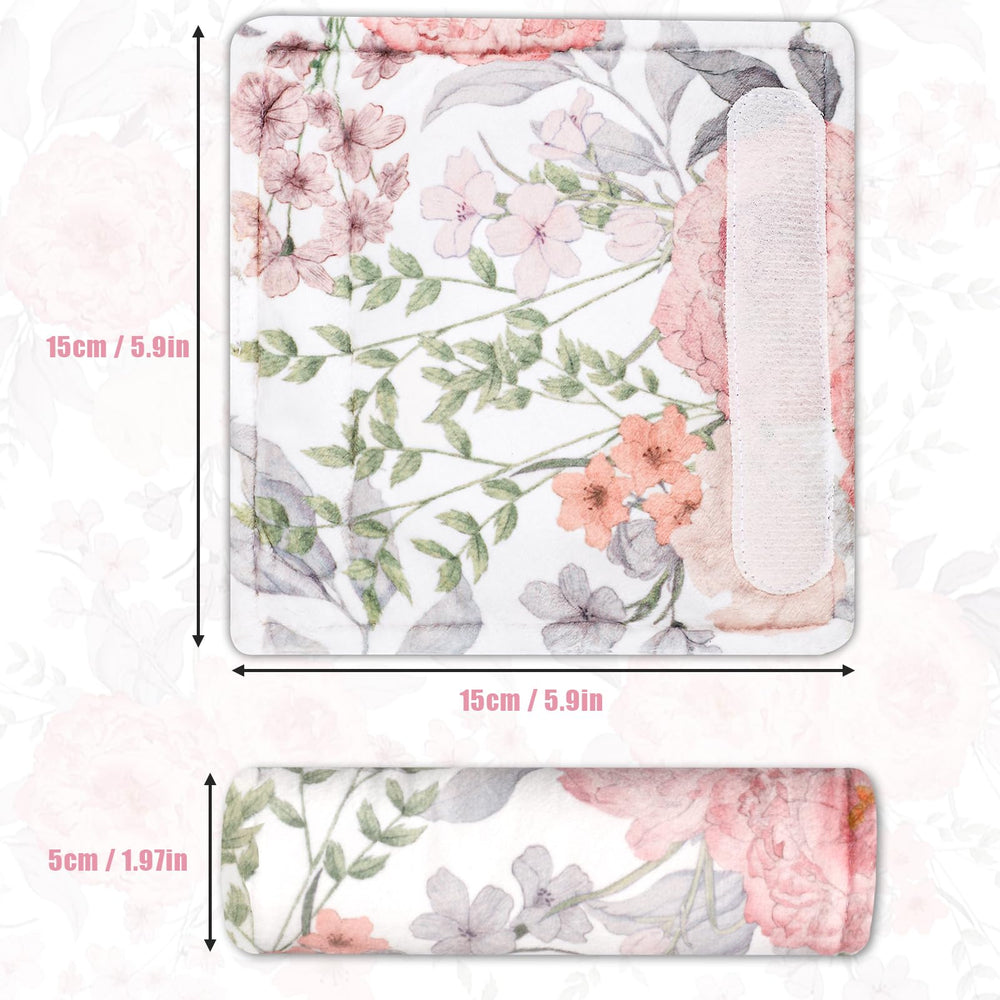 HNHUAMING infant car seat strap pad closeup fabric detail shows plush soft-touch materials