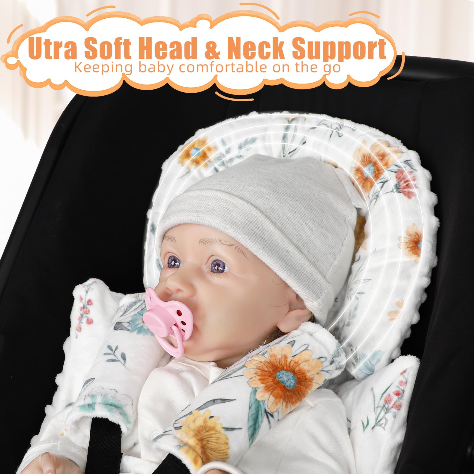 HNHUAMING head-neck support cushion maintains comfortable posture on the go