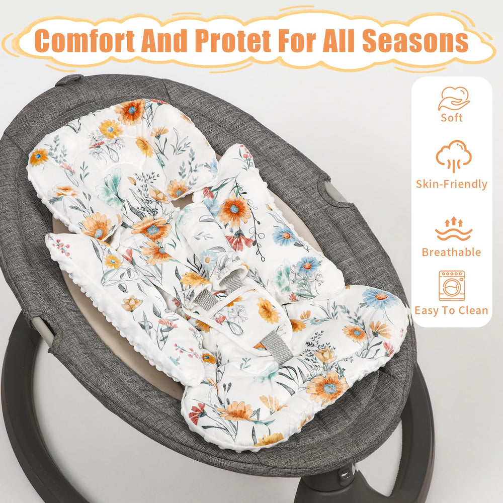 HNHUAMING infant seat insert in car, stroller, and swing for on-the-go comfort