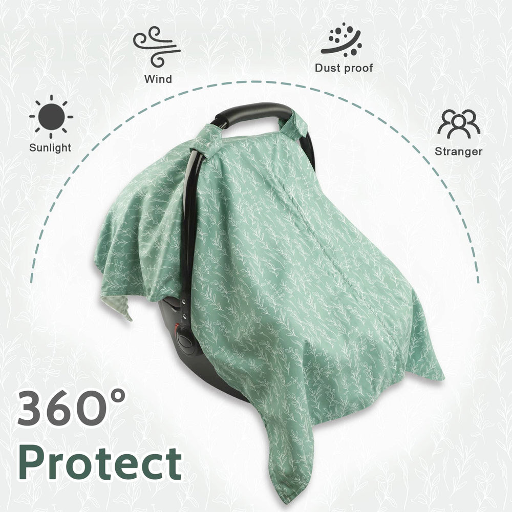 HNHUAMING infinity scarf shield offers breastfeeding privacy while you move.