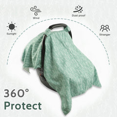 HNHUAMING infinity scarf shield offers breastfeeding privacy while you move.