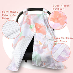 HNHUAMING infinity scarf nursing cover demonstrates privacy during feeding