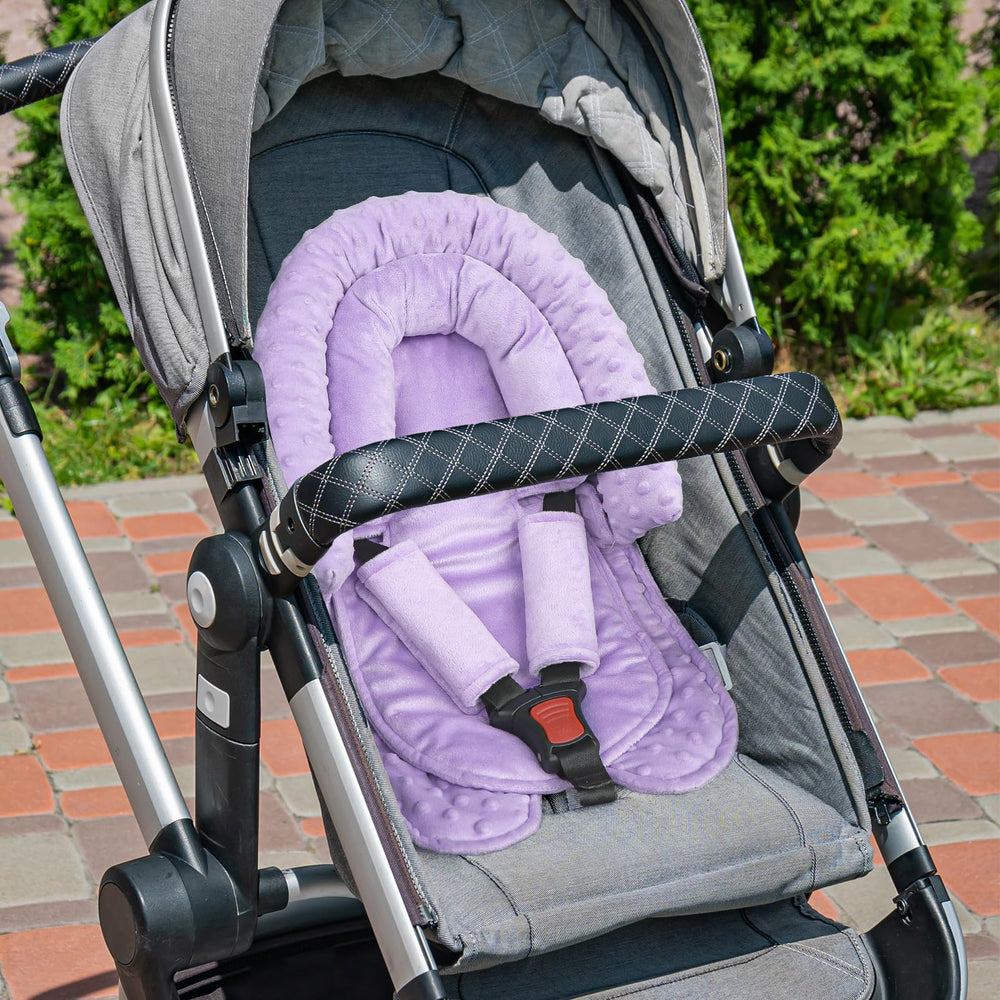 HNHUAMING newborn gift purple car seat accessory suitable for boys and girls.