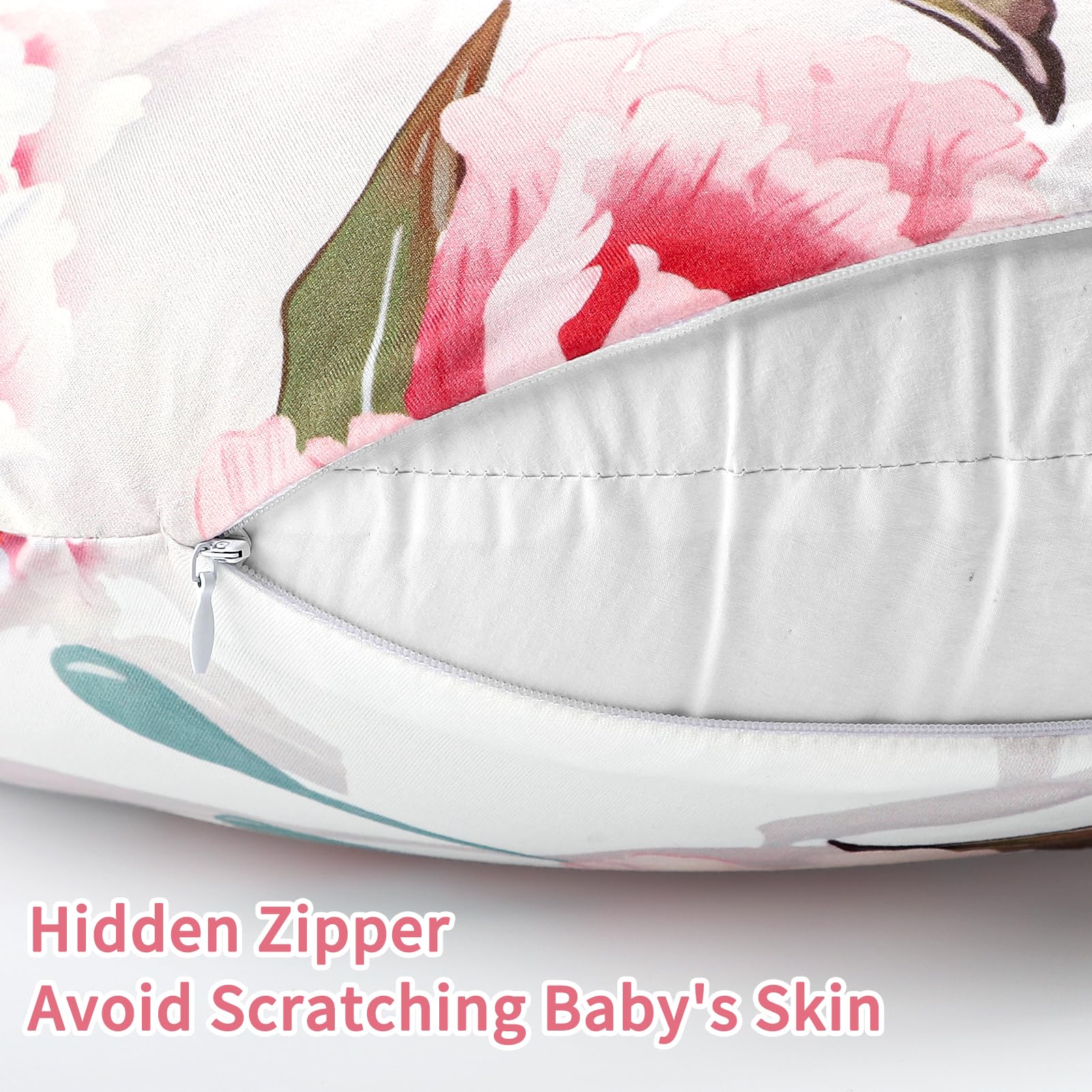HNHUAMING nursing pillow cover with easy-install design for quick feeding setups.