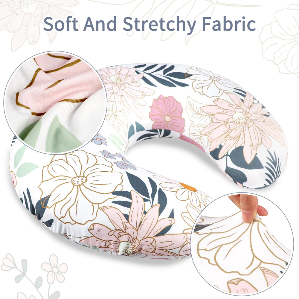 HNHUAMING nursing pillow cover floral-daisy pattern brightens nursery