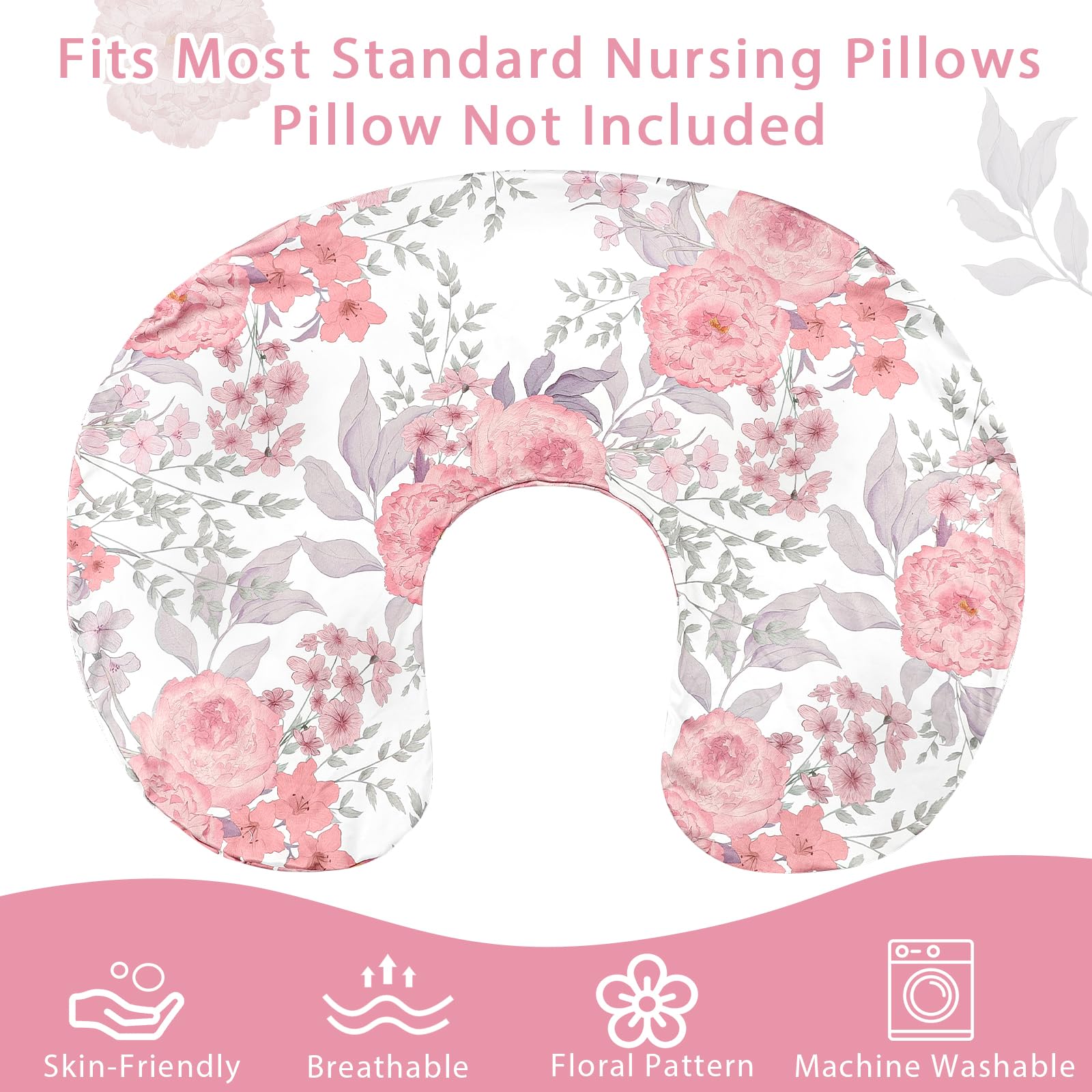 HNHUAMING cover with hidden zipper provides a smooth surface against baby skin.