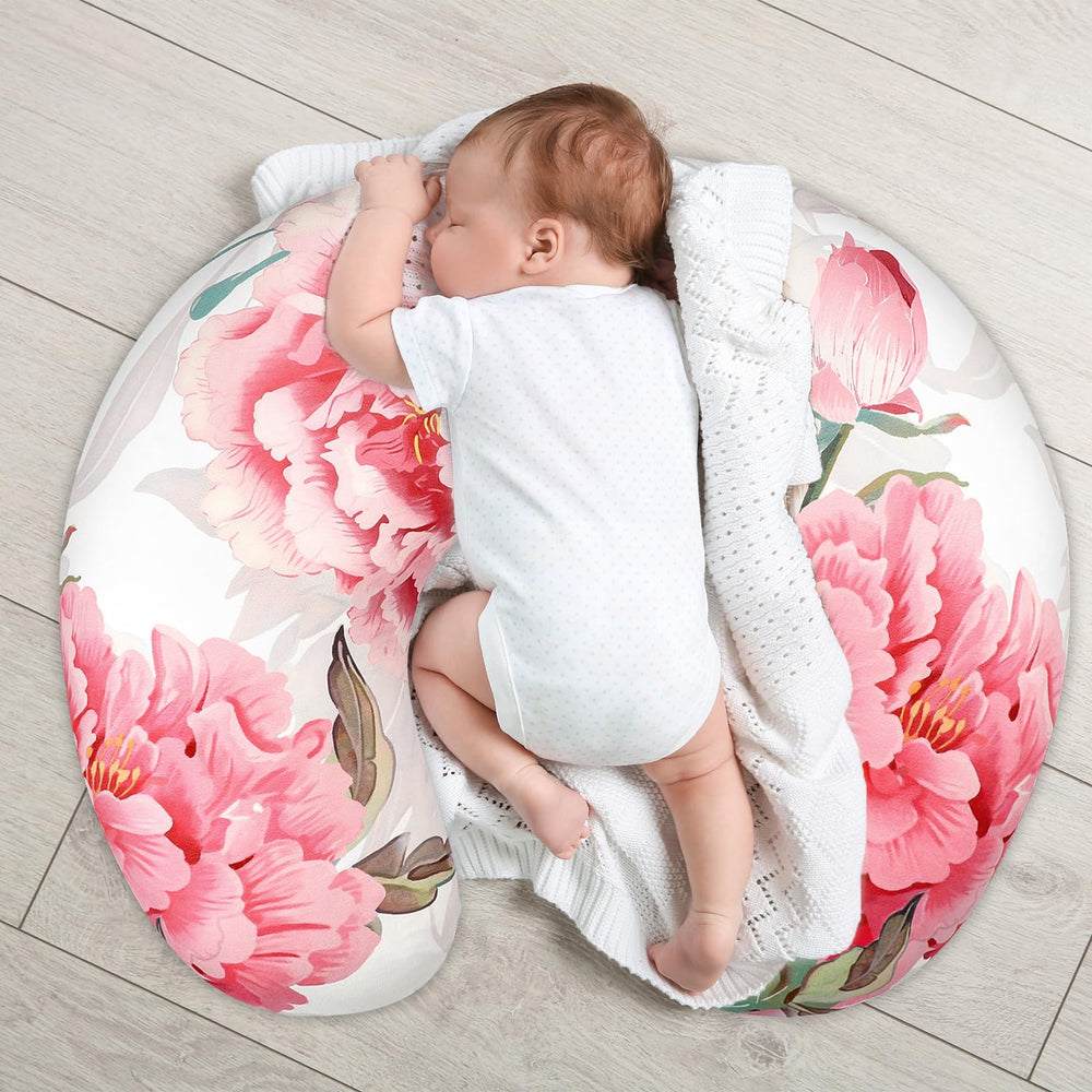 HNHUAMING nursing pillow cover is machine washable for easy care.