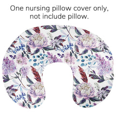 HNHUAMING Nursing Pillow Cover with zipper closure for easy fitting and removal.