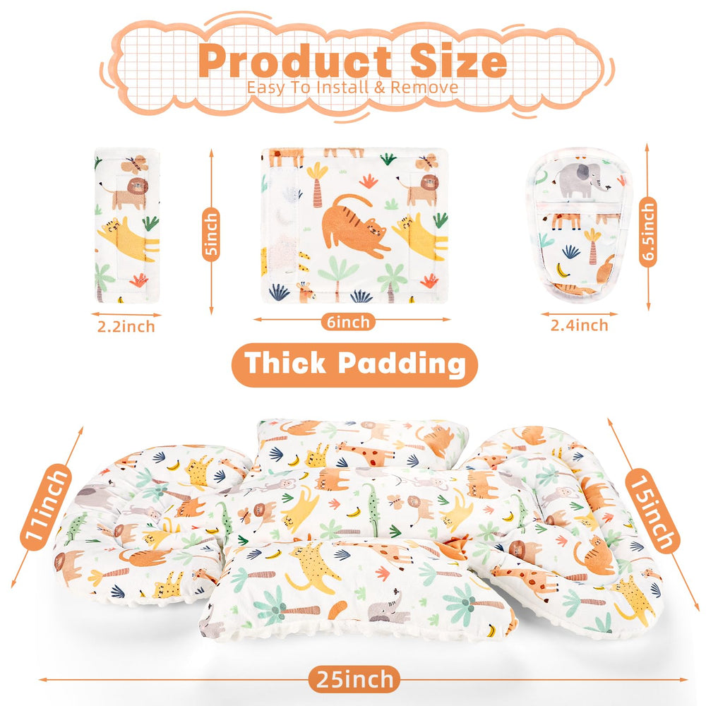 HNHUAMING removable strap covers in action with harness