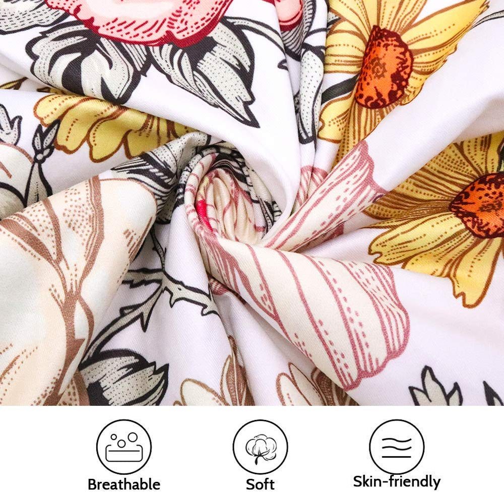 HNHUAMING snug-fit 52x28 crib sheet secures standard mattresses.