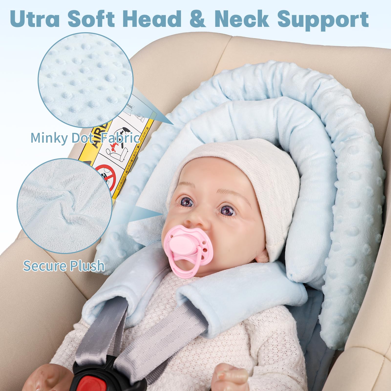 HNHUAMING soft plush mink fabric—breathable comfort for baby skin