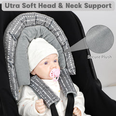 HNHUAMING strap pads shield shoulders from seat belt chafing.
