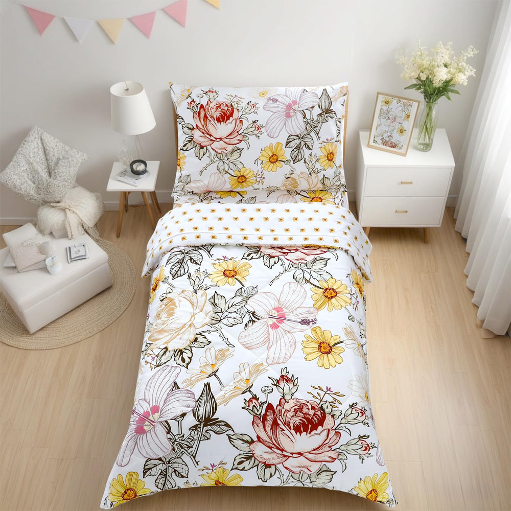 HNHUAMING floral comforter pattern delivers cozy kid-friendly warmth
